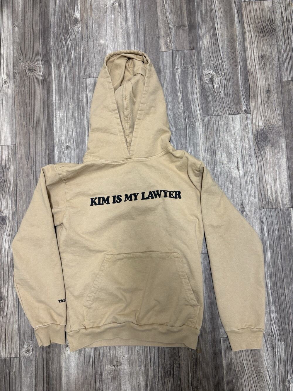 Talentless Kim is my Lawyer Heavy Pullover Brown Hoodie Cotton Sweatshirt Mens S